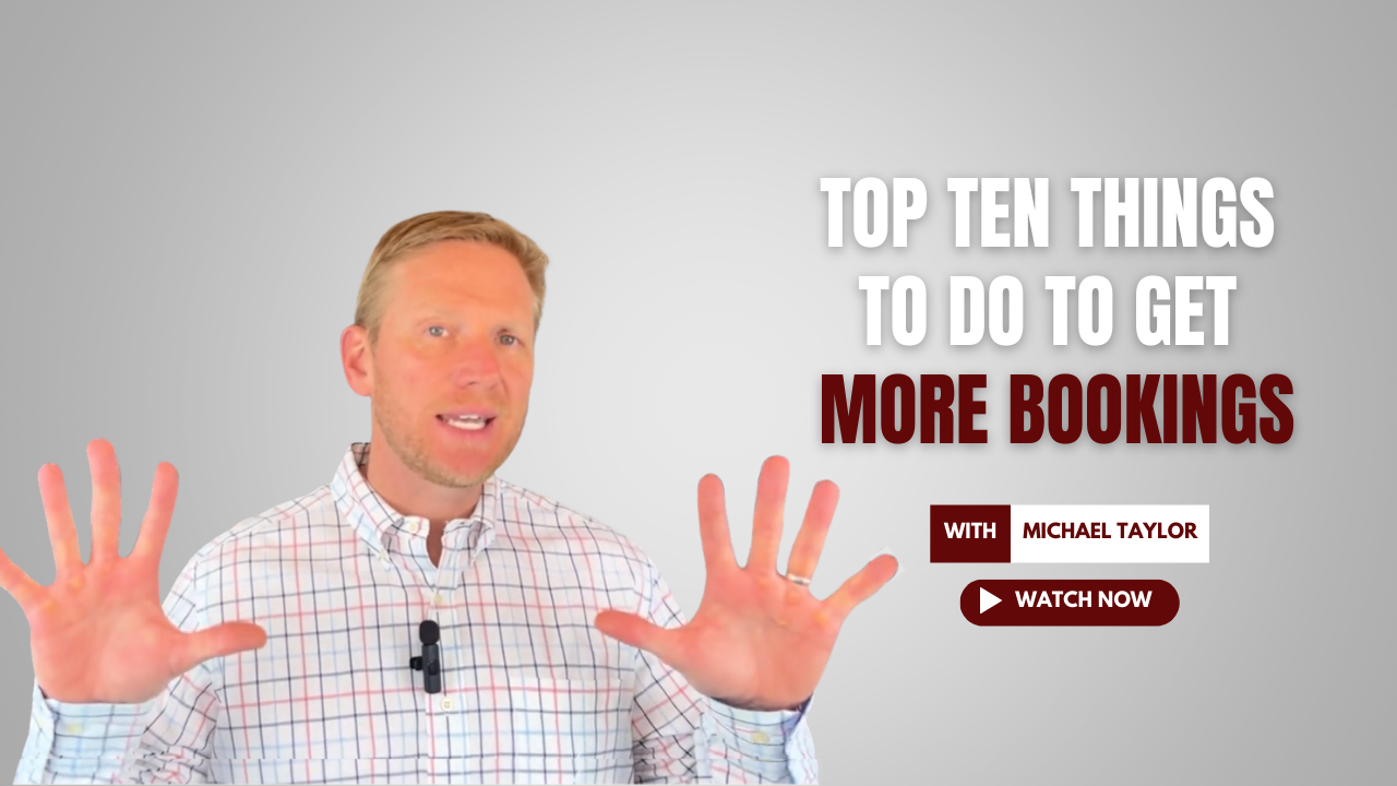 Top 10 things to do to get more bookings